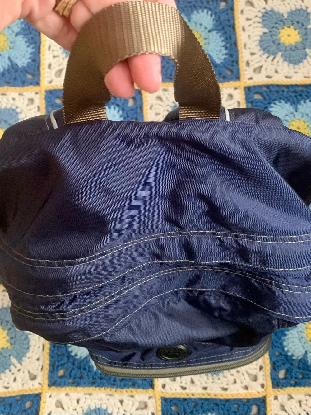 L.L. Bean Navy Deluxe Book Backpack